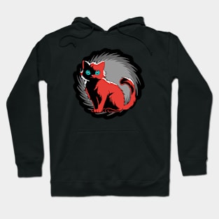 Cool Cat in The Dark Hoodie